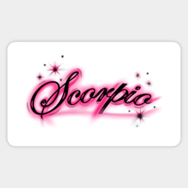 Scorpio Sticker by carmenmorenna